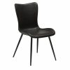 medusa chair vintage black art leather with black metal legs 100600920 01 main scaled
