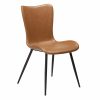 medusa chair vintage light brown art leather w black metal legs 100600930 01 main scaled