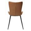 medusa chair vintage light brown art leather w black metal legs 100600930 04 back scaled