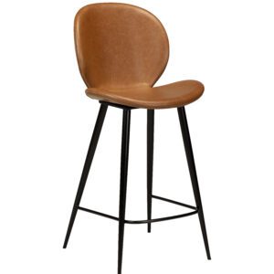 cloud counter stool vintage light brown art leather w black metal legs 300800210 01 main scaled