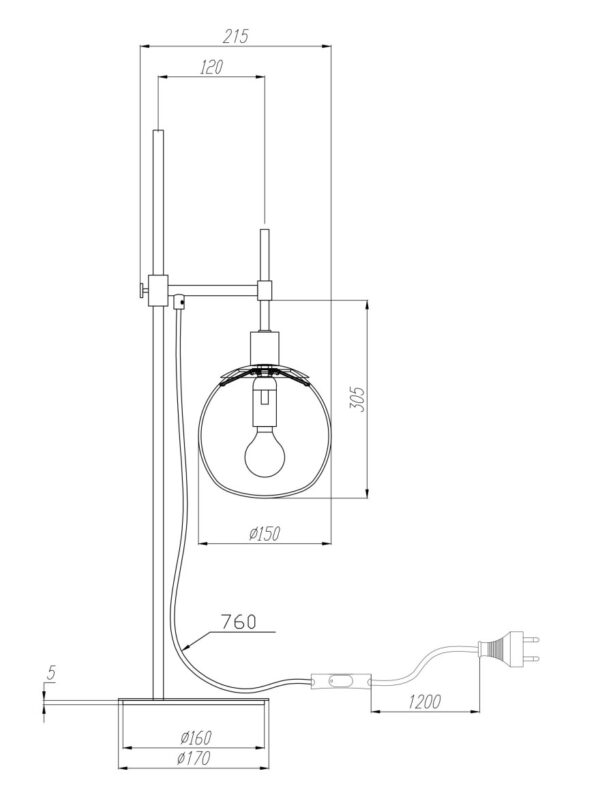 Lauavalgusti Erich MOD221-TL-01-G_2