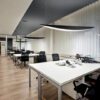 Suspension hanging lamp with direct and indirect led light Alba 491445