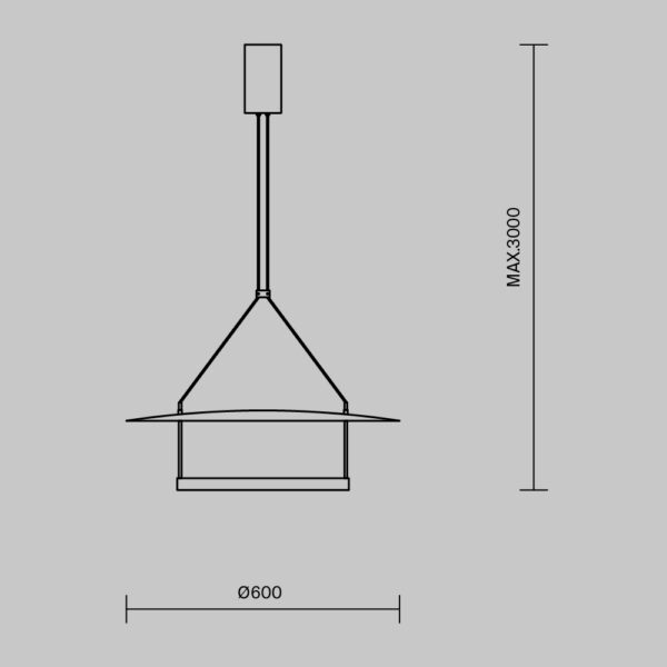 Rippvalgusti Ambience MOD280PL-L30B3K