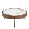 2138 mesa centro marmol nogal coffee table angel cerda 2
