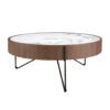 2138 mesa centro marmol nogal coffee table angel cerda 3F