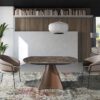 1113 mesa comedor extensible marmol acero dining table angel cerda aA1