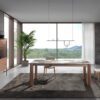 1118 mesa comedor extenisble marmol nogal dining table bA2