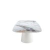 1135 mesa comedor marmol acero blanco dining table 3
