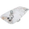 1135 mesa comedor marmol acero blanco dining table 4