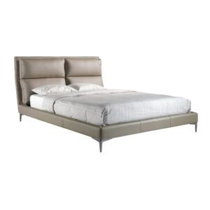 7014 cama moderna polipiel vison acero pulido bed angel cerda 01 01