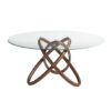 1020 mesa comedor cristal nogal dining table angel cerda 1P