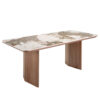 1129 mesa comedor nogal marmol dining table angel cerda 1P