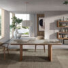 1129 mesa comedor nogal marmol dining table angel cerda aA1