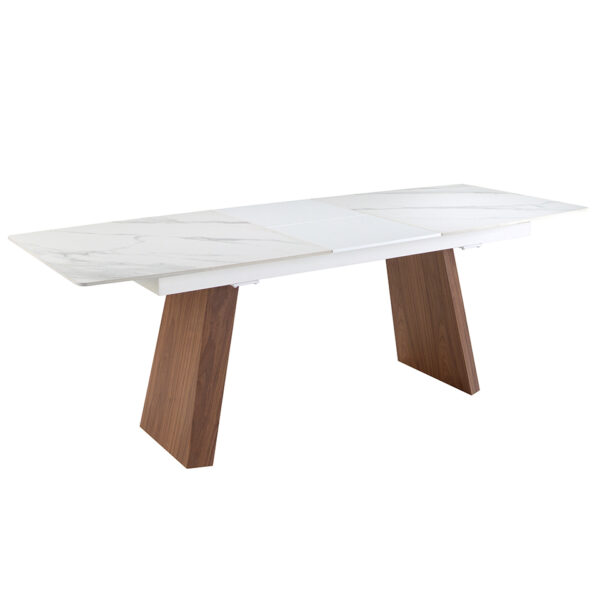 1134 mesa comedor extensible marmol nogal dining table angel cerda 1P