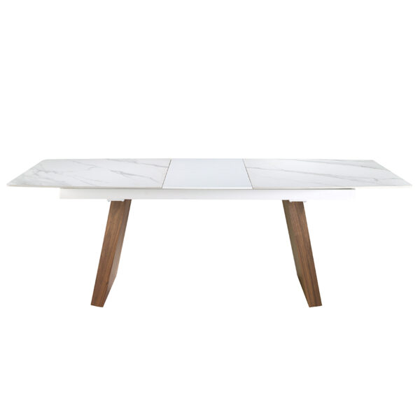 1134 mesa comedor extensible marmol nogal dining table angel cerda 4