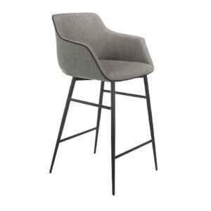 4089 taburete tela gris acero negro stool angel cerda 1