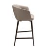4134 taburete polipiel acero marron stool angel cerda 2