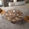 4144 silla polipiel marron acero chair angel cerda c