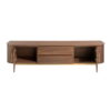 3227 mueble TV nogal acero dorado TV stand angel cerda 3