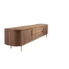 3227 mueble TV nogal acero dorado TV stand angel cerda 4