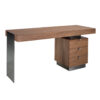 3237 escritorio madera nogal acero pulido desk angel cerda 1