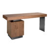 3237 escritorio madera nogal acero pulido desk angel cerda 2