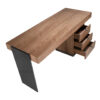 3237 escritorio madera nogal acero pulido desk angel cerda 4