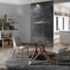 4120 silla polipiel gris madera fresno chair angel cerda c