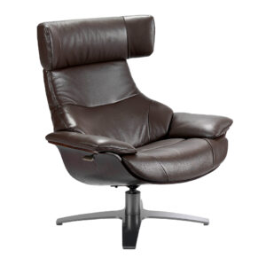 5022 sillon relax piel marron acero armchair angel cerda 1