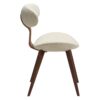 buckle chair frosted almond boucle fabric w walnut legs 100300103 03 profile JPG