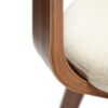 buckle chair frosted almond boucle fabric w walnut legs 100300103 07 detail2 JPG