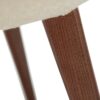 buckle chair frosted almond boucle fabric w walnut legs 100300103 08 detail3 JPG