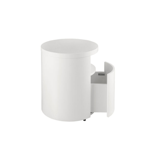 7006 mesita noche redonda blanca bedside table angel cerda 2