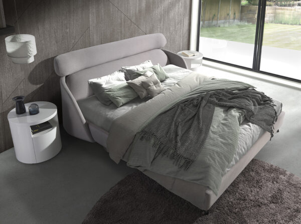 7006 mesita noche redonda blanca bedside table angel cerda c