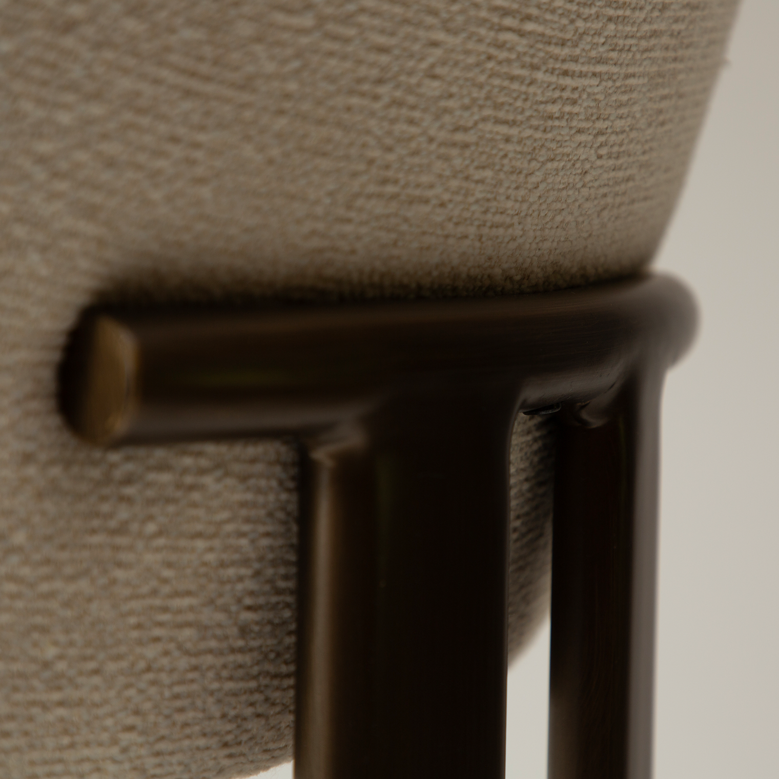 duct armchair simply beige boucle w antique brass legs 100920950 07 detail2