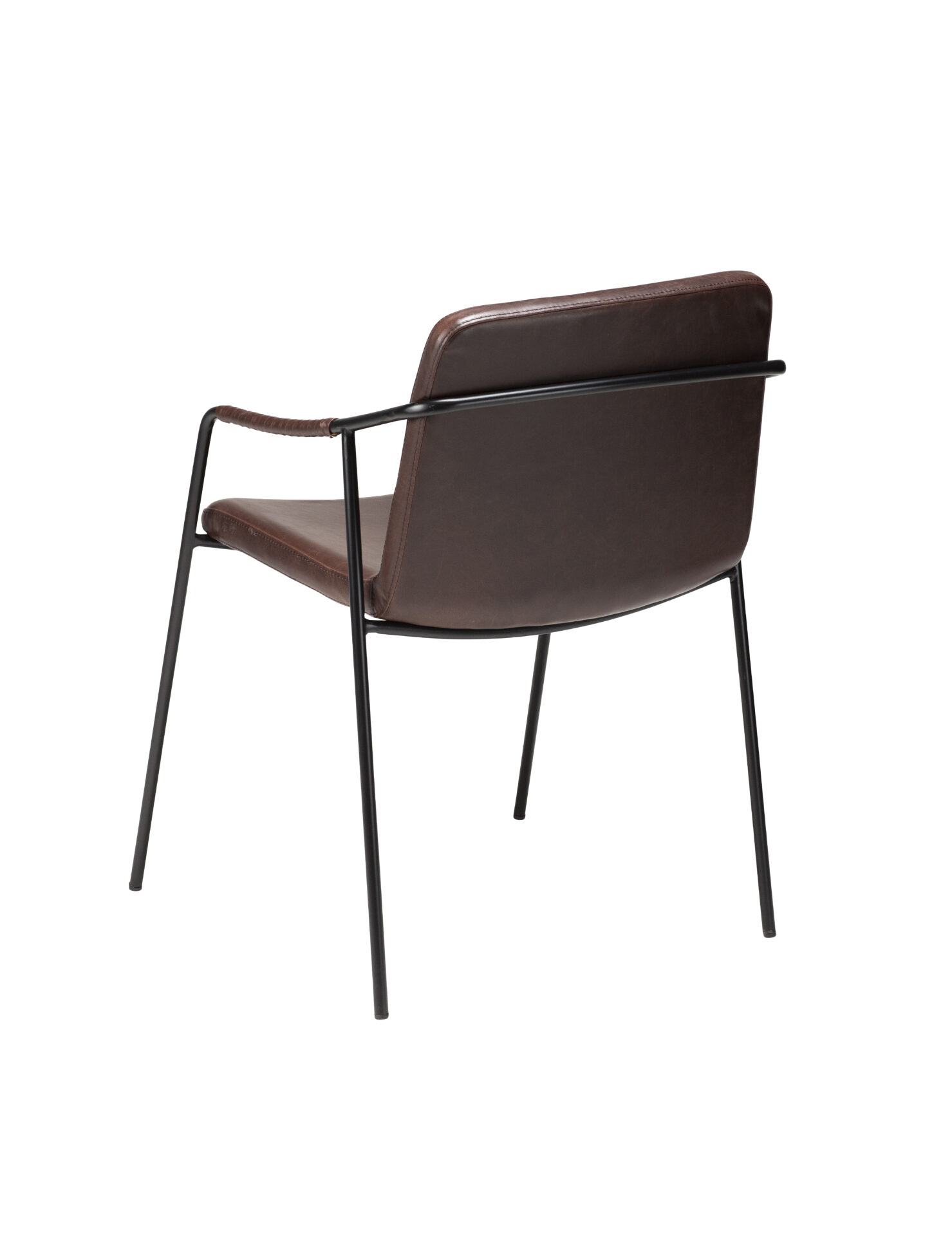 boto chair vintage cocoa art leather w black metal legs 100310304 back 1 scaled 1.jpg