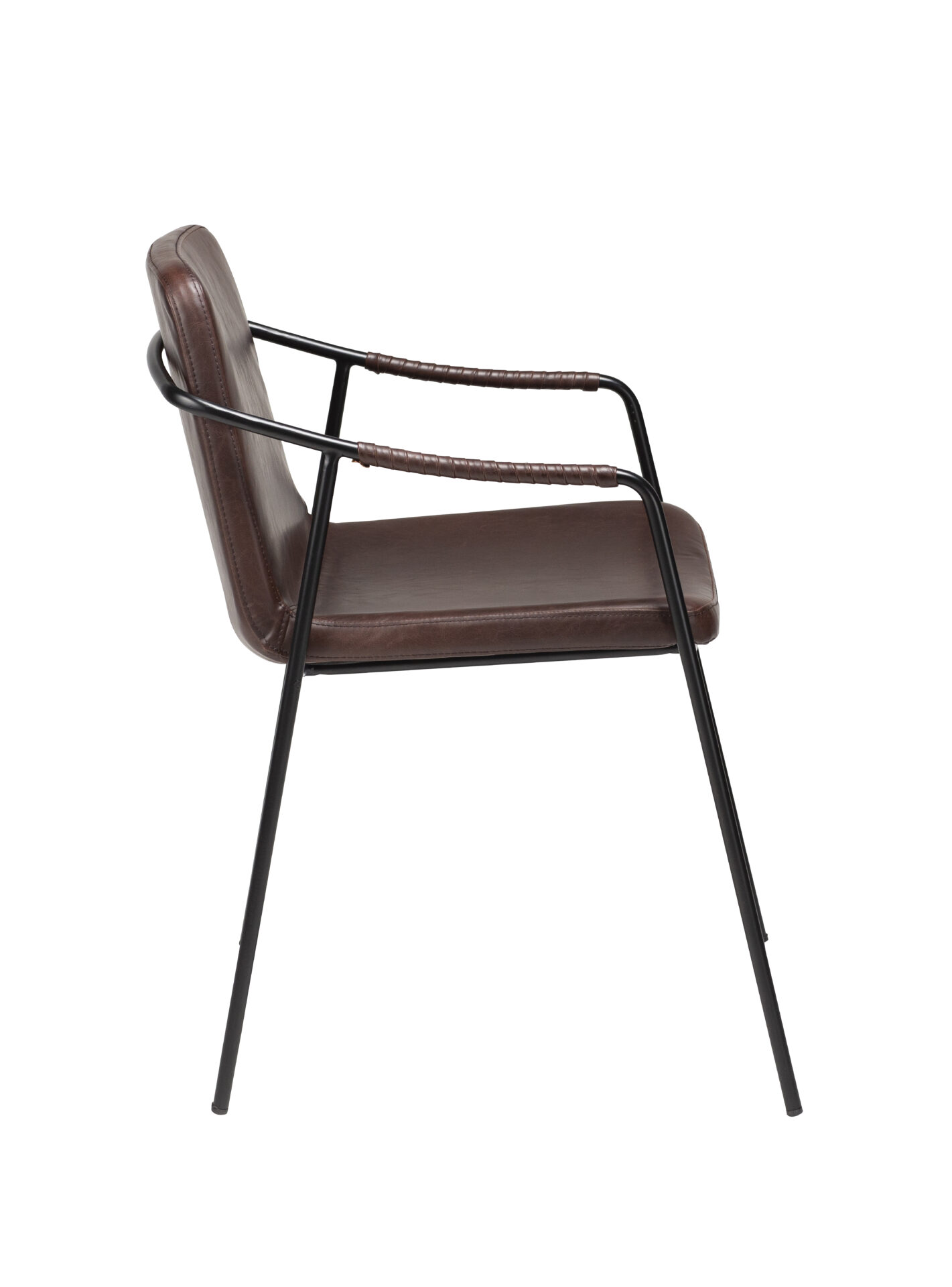 boto chair vintage cocoa art leather w black metal legs 100310304 profile 1 scaled 1.jpg